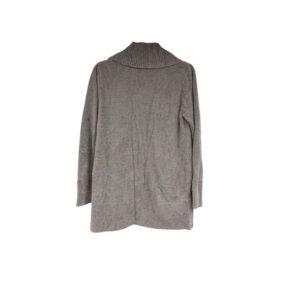 Barefoot Dreams Circle Cardi Taupe Brown CozyChic Lite Sweater Cardigan L/XL - Picture 4 of 6